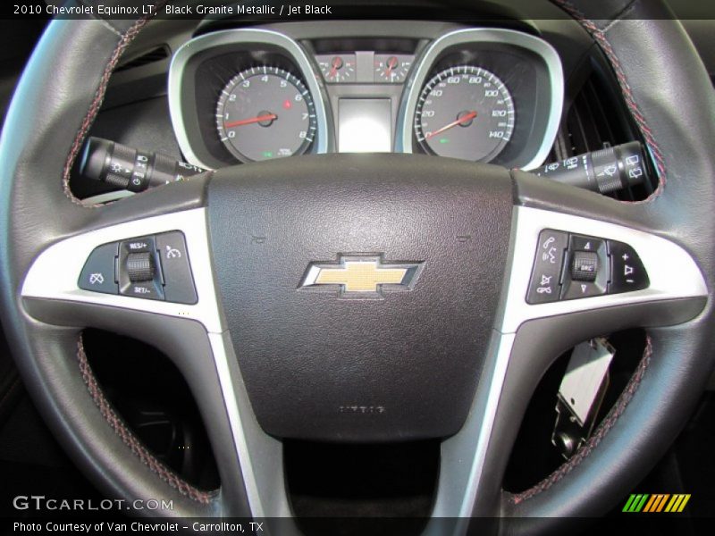Black Granite Metallic / Jet Black 2010 Chevrolet Equinox LT