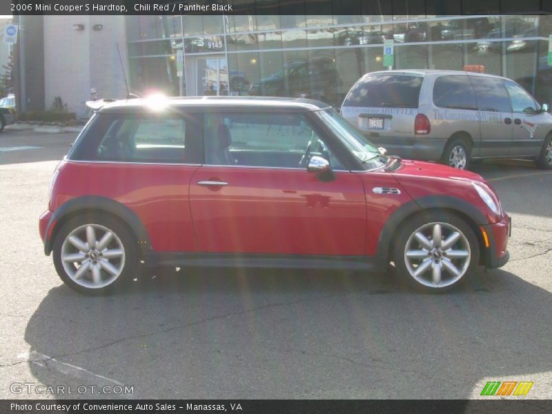 Chili Red / Panther Black 2006 Mini Cooper S Hardtop