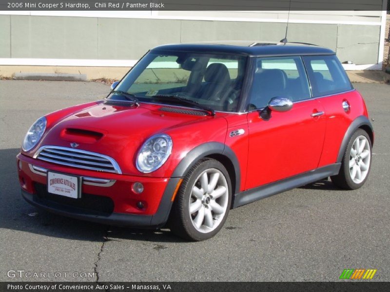 Chili Red / Panther Black 2006 Mini Cooper S Hardtop
