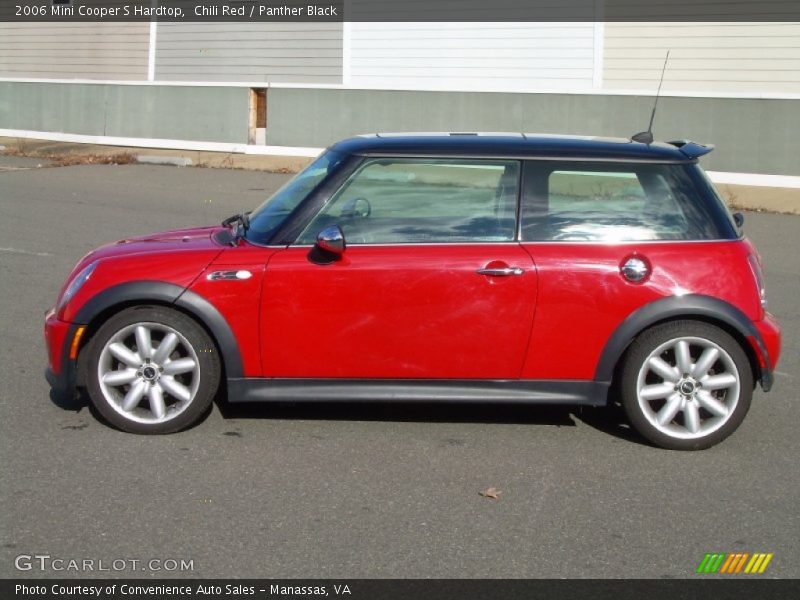 Chili Red / Panther Black 2006 Mini Cooper S Hardtop