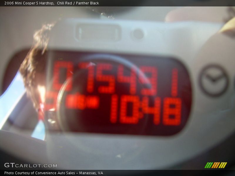 Chili Red / Panther Black 2006 Mini Cooper S Hardtop