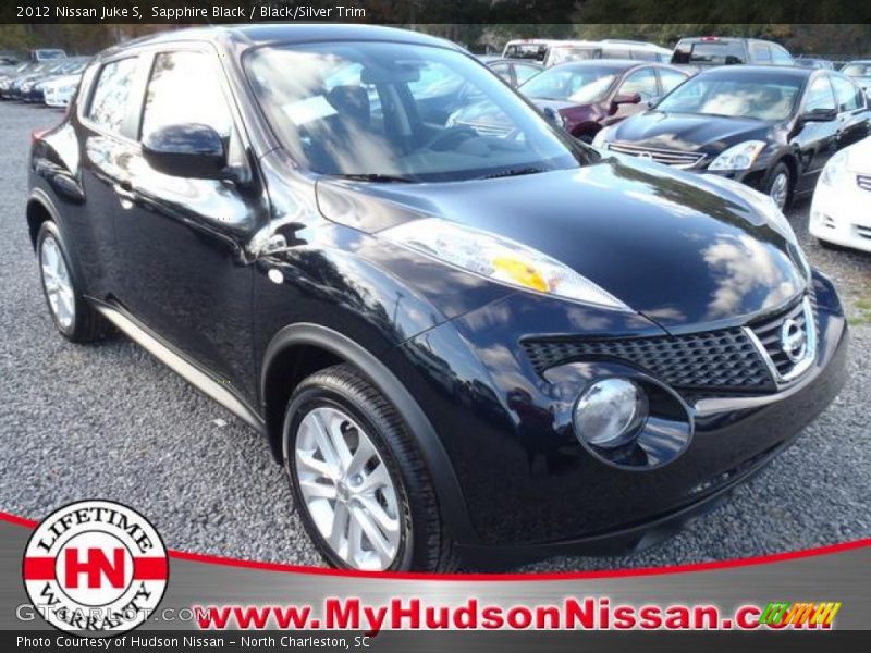 Sapphire Black / Black/Silver Trim 2012 Nissan Juke S