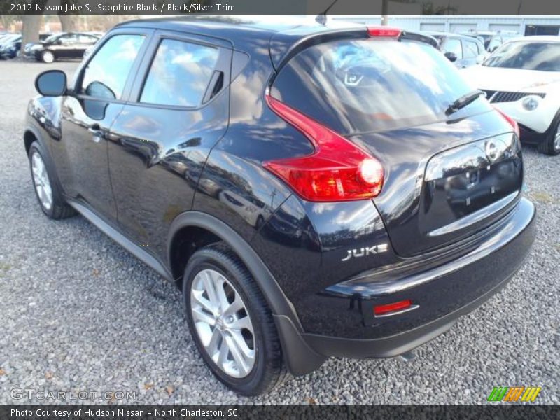 Sapphire Black / Black/Silver Trim 2012 Nissan Juke S