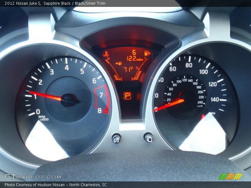Sapphire Black / Black/Silver Trim 2012 Nissan Juke S