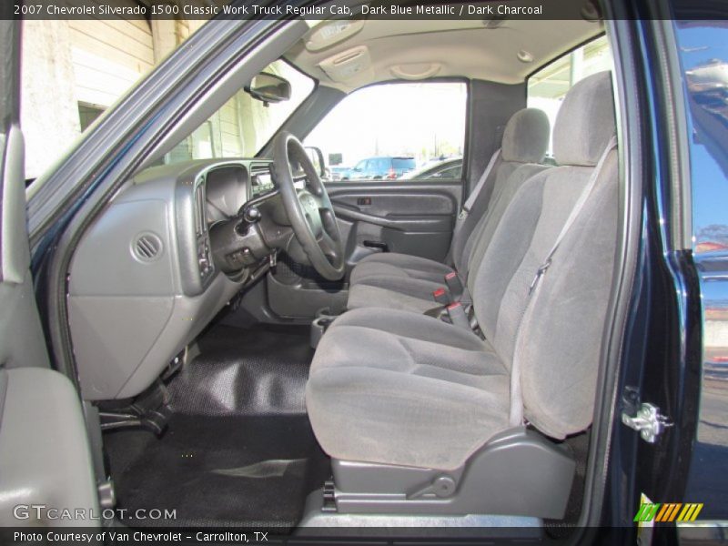 Dark Blue Metallic / Dark Charcoal 2007 Chevrolet Silverado 1500 Classic Work Truck Regular Cab