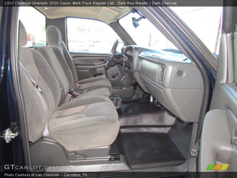 Dark Blue Metallic / Dark Charcoal 2007 Chevrolet Silverado 1500 Classic Work Truck Regular Cab