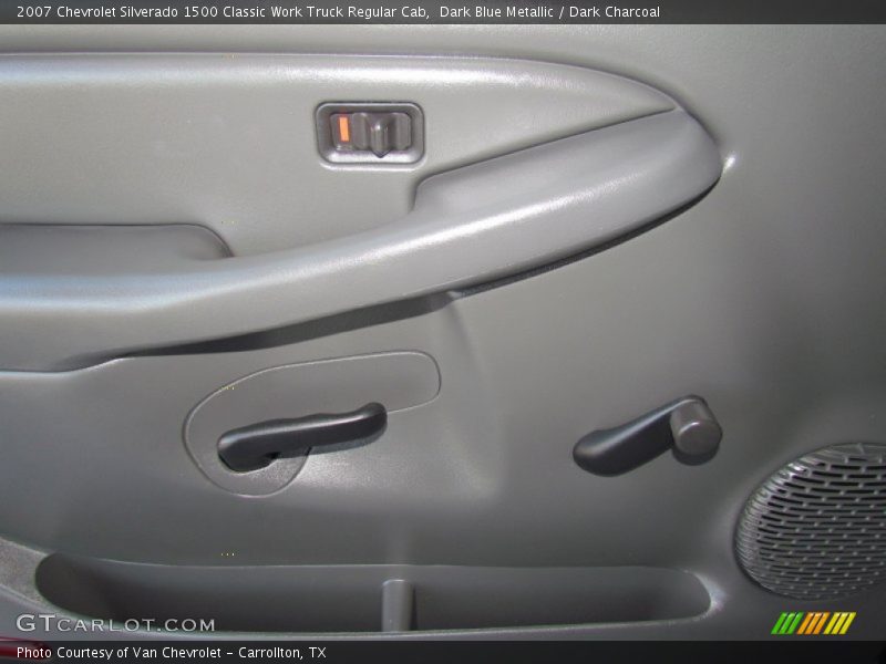 Dark Blue Metallic / Dark Charcoal 2007 Chevrolet Silverado 1500 Classic Work Truck Regular Cab