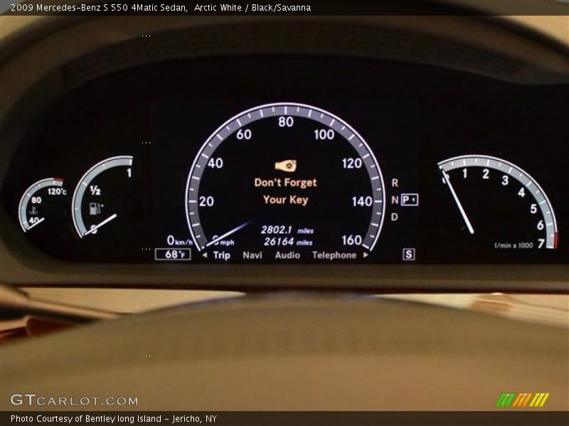 Arctic White / Black/Savanna 2009 Mercedes-Benz S 550 4Matic Sedan