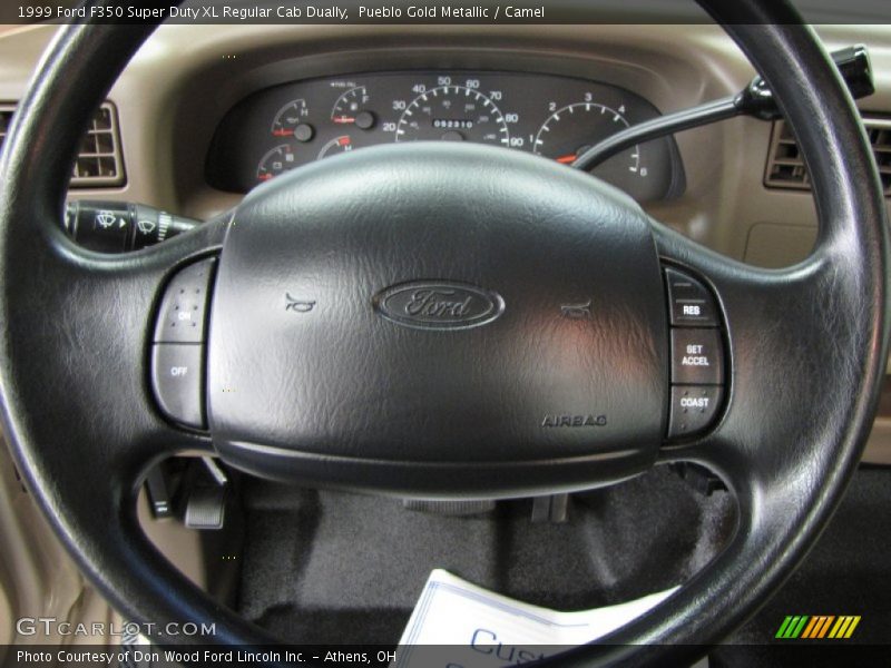 Pueblo Gold Metallic / Camel 1999 Ford F350 Super Duty XL Regular Cab Dually