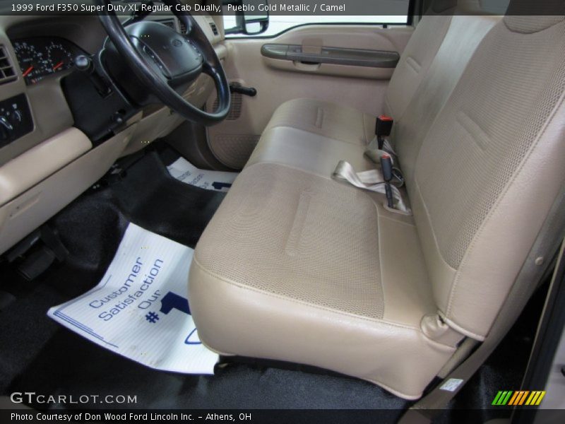 Pueblo Gold Metallic / Camel 1999 Ford F350 Super Duty XL Regular Cab Dually