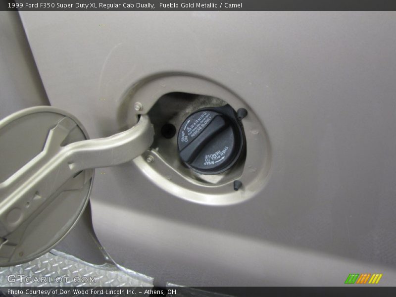 Pueblo Gold Metallic / Camel 1999 Ford F350 Super Duty XL Regular Cab Dually