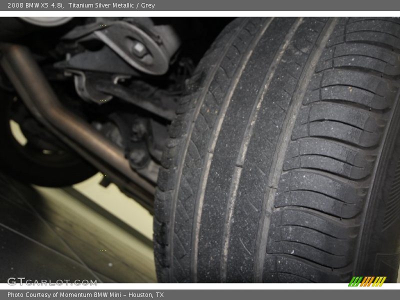 Titanium Silver Metallic / Grey 2008 BMW X5 4.8i