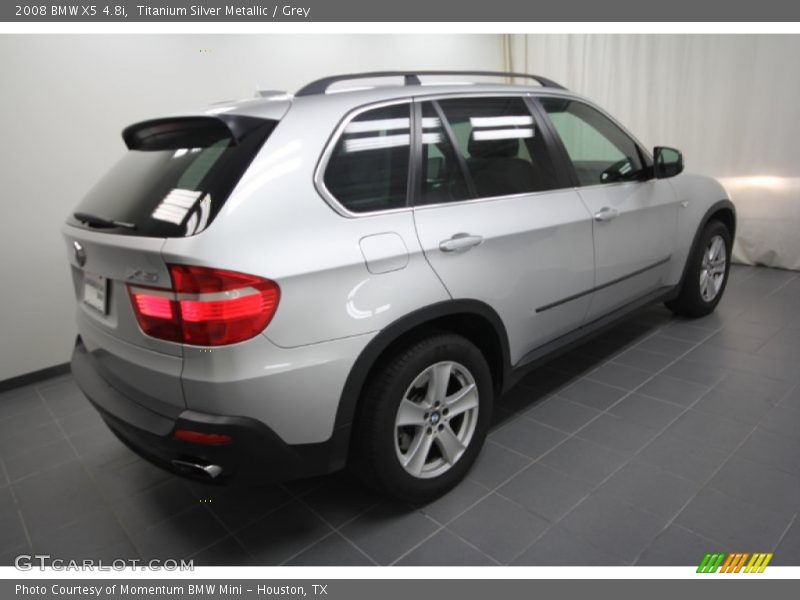 Titanium Silver Metallic / Grey 2008 BMW X5 4.8i