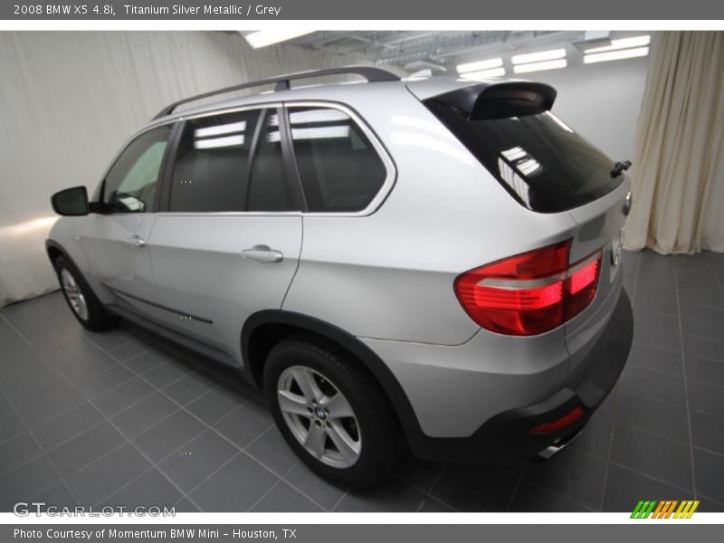 Titanium Silver Metallic / Grey 2008 BMW X5 4.8i