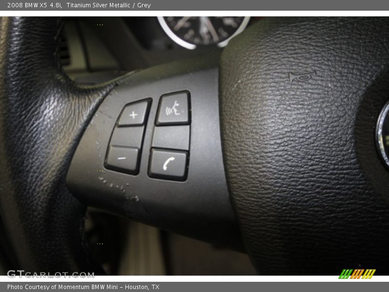 Titanium Silver Metallic / Grey 2008 BMW X5 4.8i
