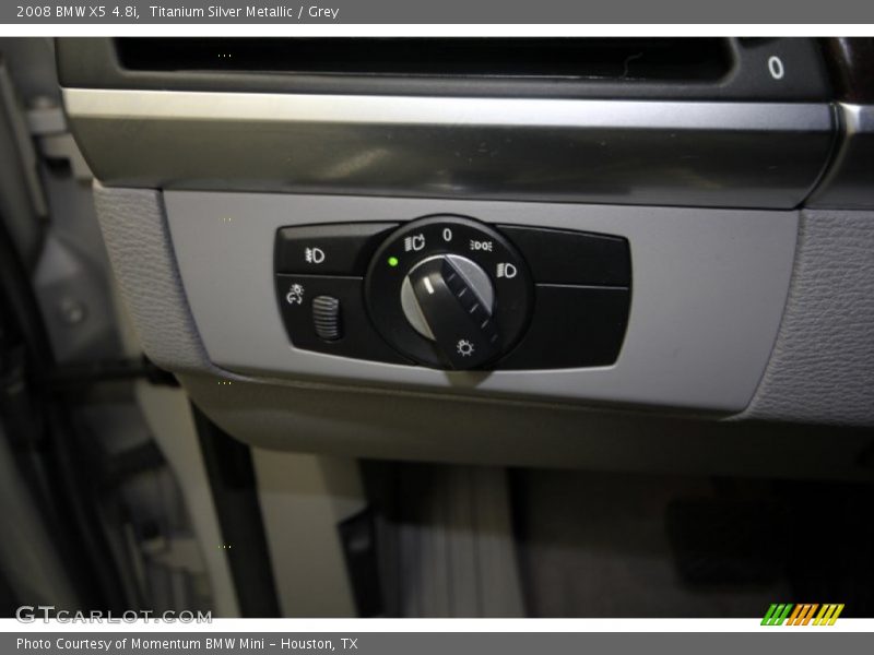 Titanium Silver Metallic / Grey 2008 BMW X5 4.8i