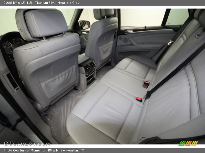 Titanium Silver Metallic / Grey 2008 BMW X5 4.8i