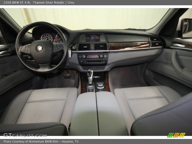 Titanium Silver Metallic / Grey 2008 BMW X5 4.8i