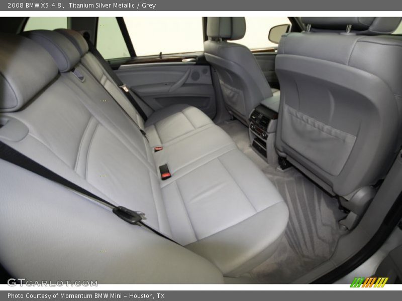 Titanium Silver Metallic / Grey 2008 BMW X5 4.8i