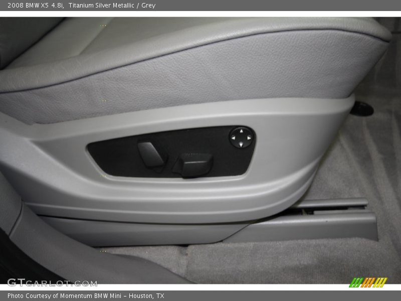 Titanium Silver Metallic / Grey 2008 BMW X5 4.8i