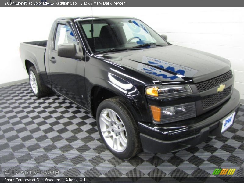 Black / Very Dark Pewter 2007 Chevrolet Colorado LS Regular Cab
