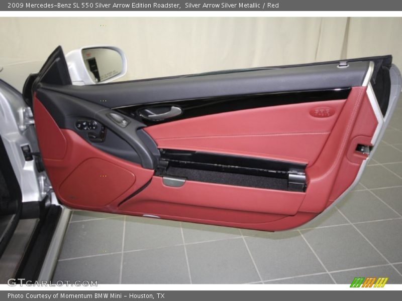 Silver Arrow Silver Metallic / Red 2009 Mercedes-Benz SL 550 Silver Arrow Edition Roadster