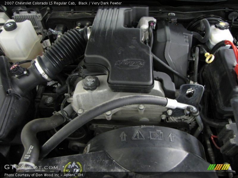 Black / Very Dark Pewter 2007 Chevrolet Colorado LS Regular Cab