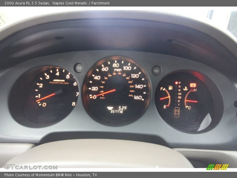  2000 RL 3.5 Sedan 3.5 Sedan Gauges