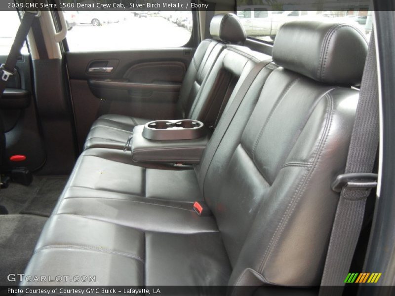 Silver Birch Metallic / Ebony 2008 GMC Sierra 1500 Denali Crew Cab