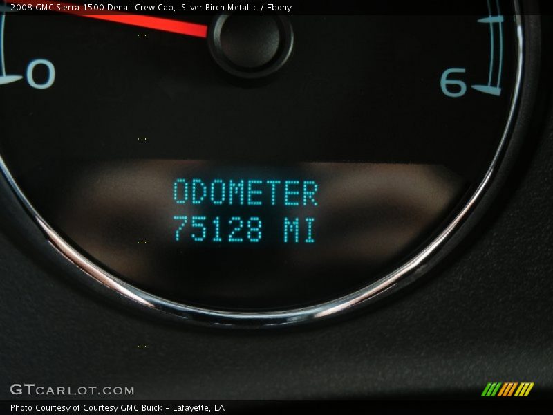 Silver Birch Metallic / Ebony 2008 GMC Sierra 1500 Denali Crew Cab