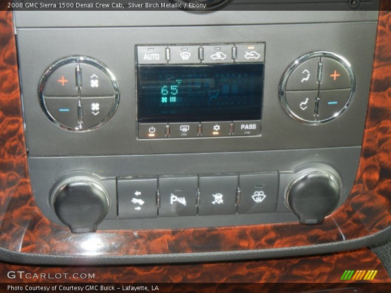 Silver Birch Metallic / Ebony 2008 GMC Sierra 1500 Denali Crew Cab