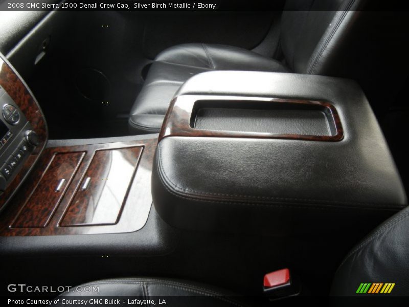 Silver Birch Metallic / Ebony 2008 GMC Sierra 1500 Denali Crew Cab