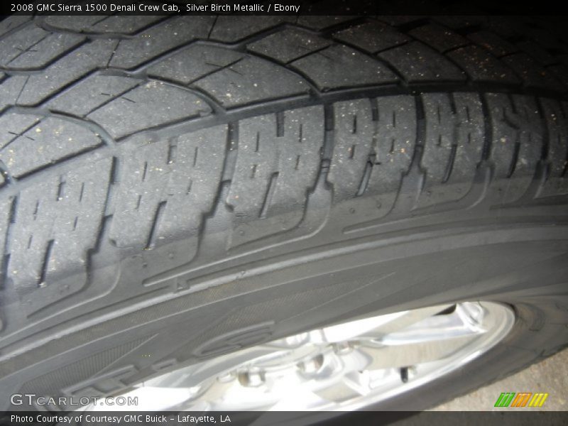 Silver Birch Metallic / Ebony 2008 GMC Sierra 1500 Denali Crew Cab
