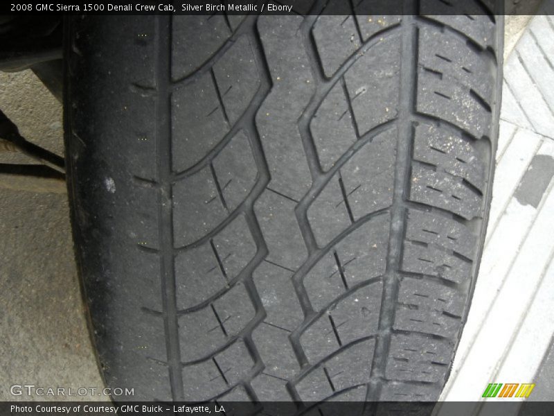 Silver Birch Metallic / Ebony 2008 GMC Sierra 1500 Denali Crew Cab