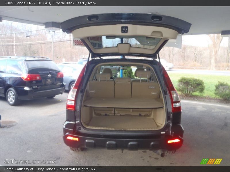 Crystal Black Pearl / Ivory 2009 Honda CR-V EX 4WD