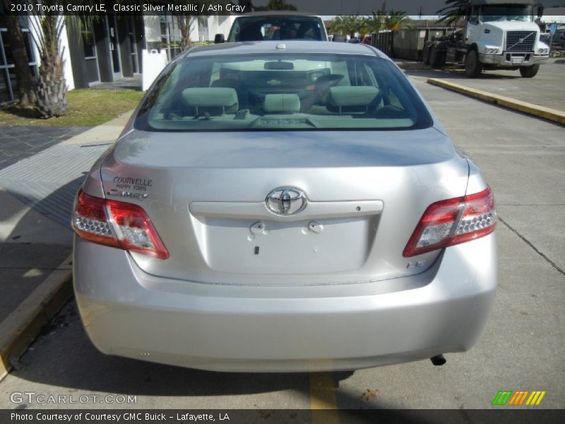 Classic Silver Metallic / Ash Gray 2010 Toyota Camry LE