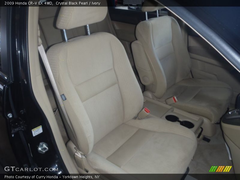 Crystal Black Pearl / Ivory 2009 Honda CR-V EX 4WD
