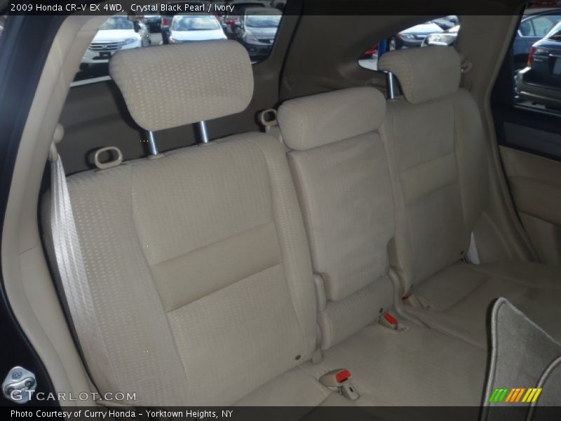 Crystal Black Pearl / Ivory 2009 Honda CR-V EX 4WD