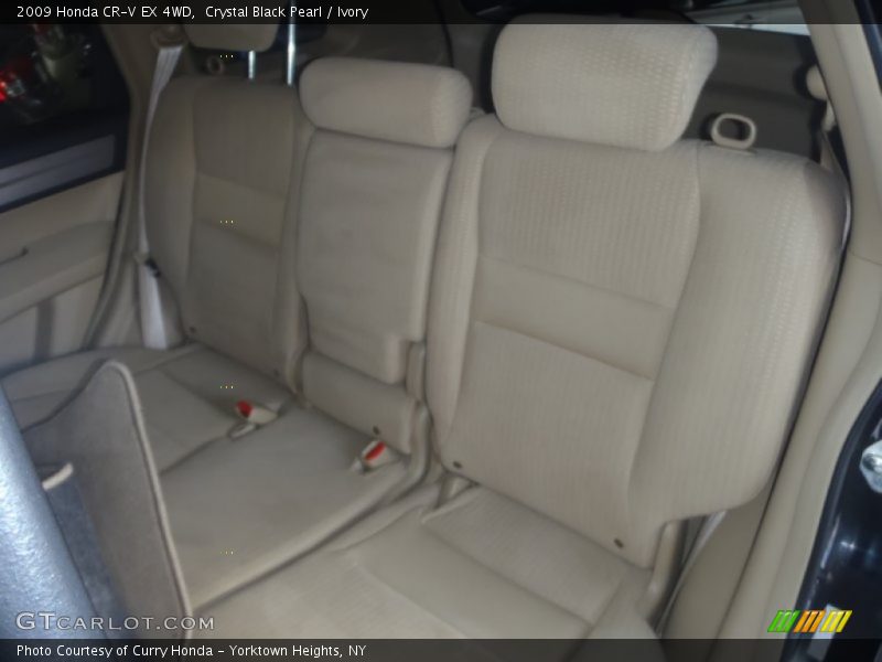 Crystal Black Pearl / Ivory 2009 Honda CR-V EX 4WD