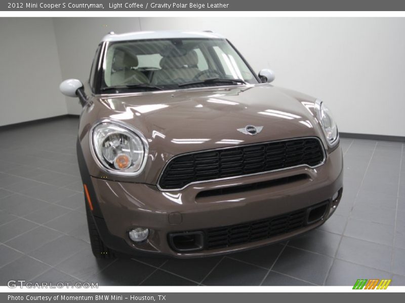 Light Coffee / Gravity Polar Beige Leather 2012 Mini Cooper S Countryman
