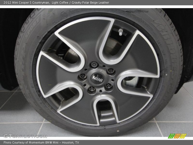Light Coffee / Gravity Polar Beige Leather 2012 Mini Cooper S Countryman