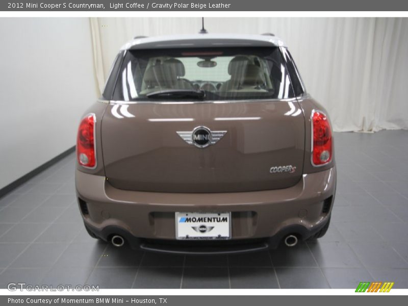 Light Coffee / Gravity Polar Beige Leather 2012 Mini Cooper S Countryman