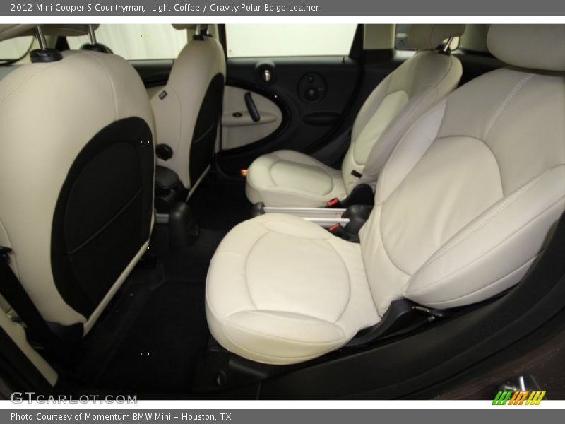Light Coffee / Gravity Polar Beige Leather 2012 Mini Cooper S Countryman