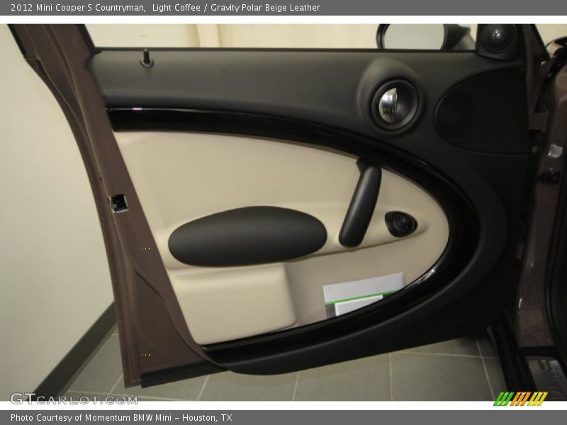 Light Coffee / Gravity Polar Beige Leather 2012 Mini Cooper S Countryman