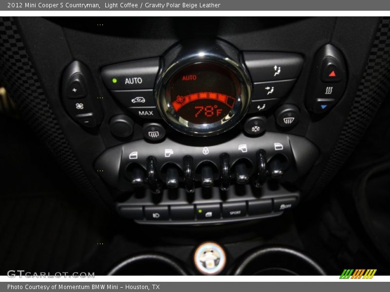 Light Coffee / Gravity Polar Beige Leather 2012 Mini Cooper S Countryman