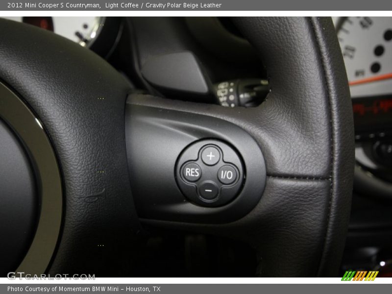 Light Coffee / Gravity Polar Beige Leather 2012 Mini Cooper S Countryman