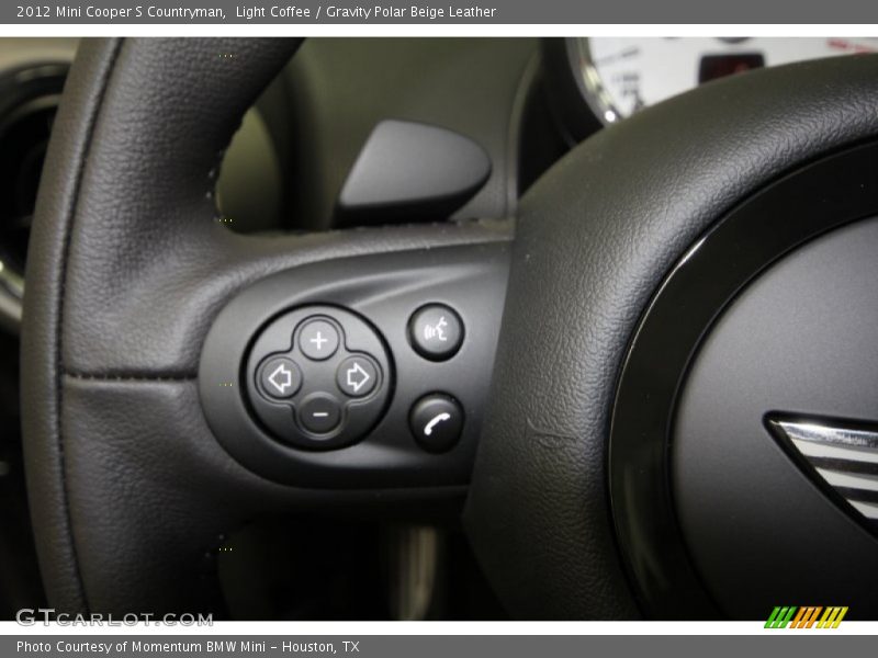 Light Coffee / Gravity Polar Beige Leather 2012 Mini Cooper S Countryman