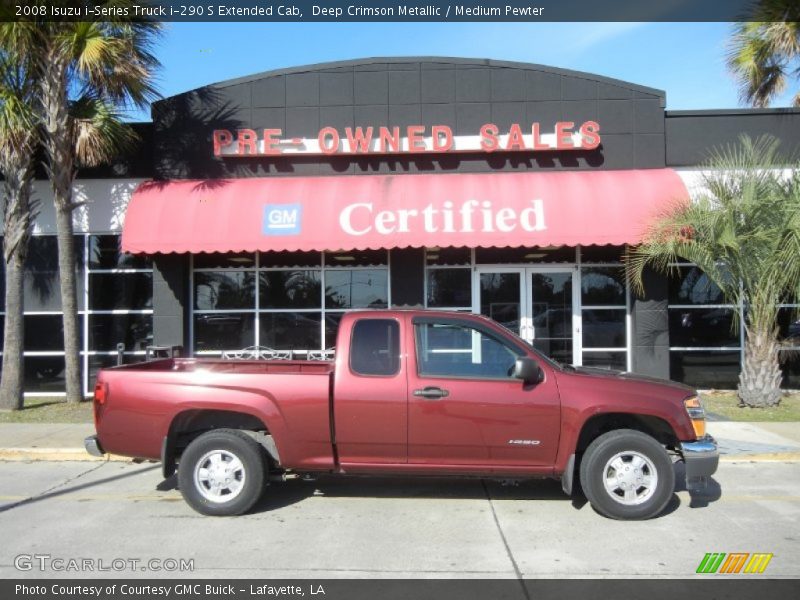 Deep Crimson Metallic / Medium Pewter 2008 Isuzu i-Series Truck i-290 S Extended Cab