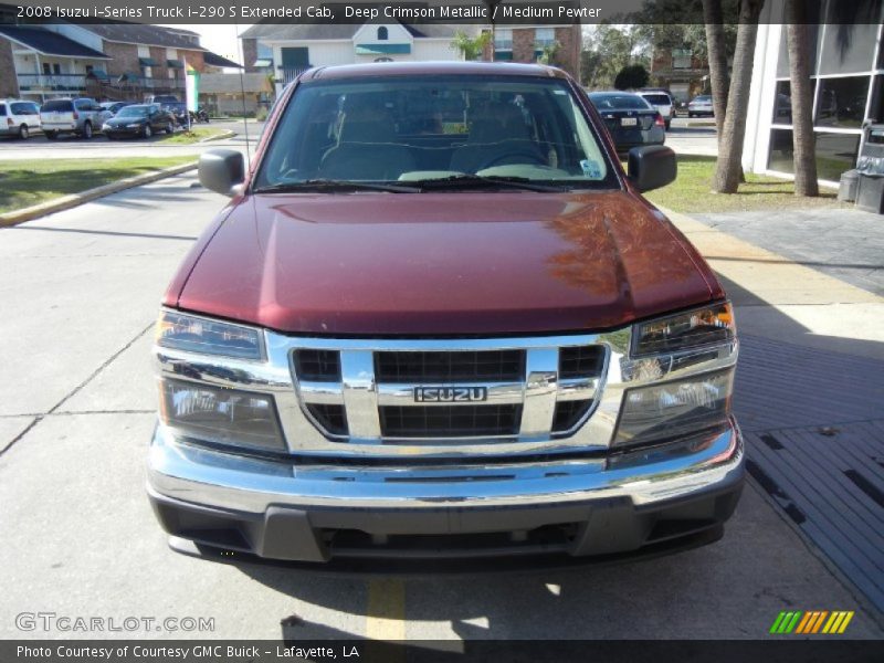 Deep Crimson Metallic / Medium Pewter 2008 Isuzu i-Series Truck i-290 S Extended Cab