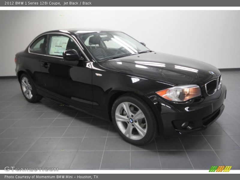 Jet Black / Black 2012 BMW 1 Series 128i Coupe